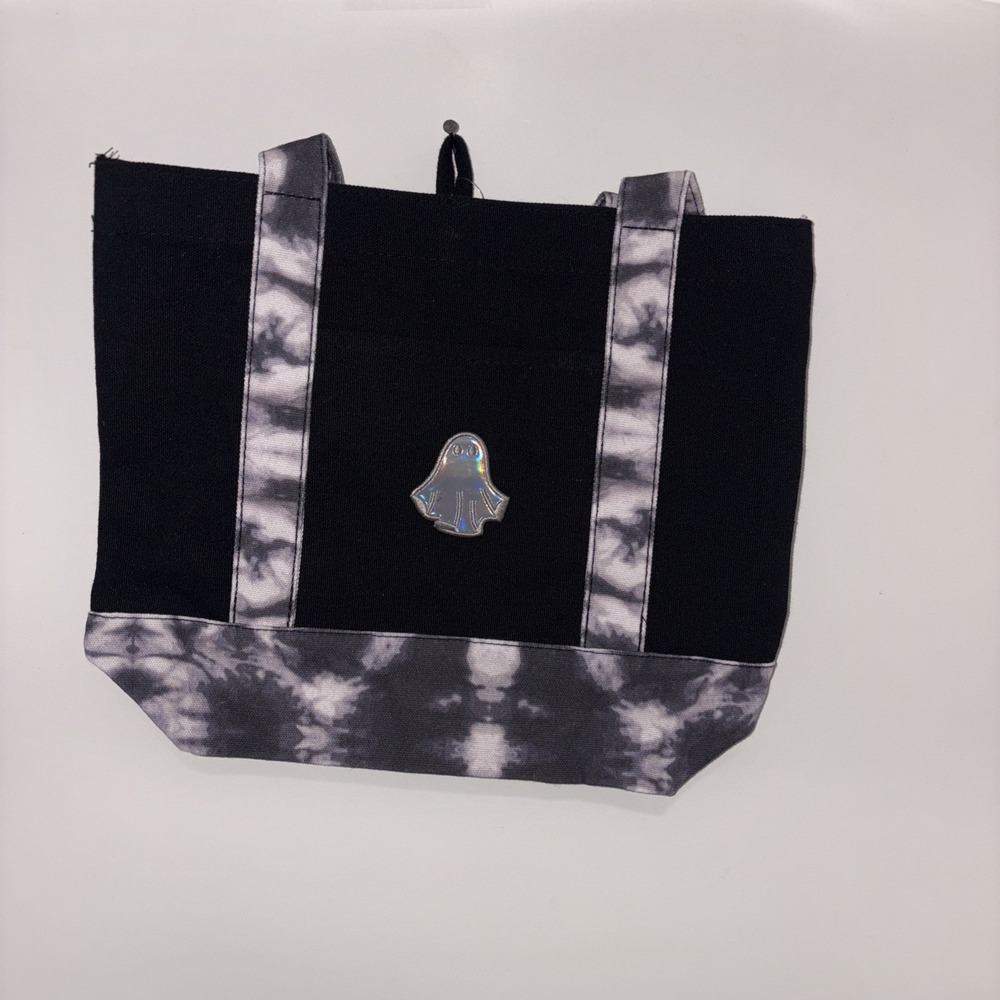 Spirit Halloween 2025 Canvas Mini Tote Bag Ghost‎ Bat EST 1983 Lot Of 3!!